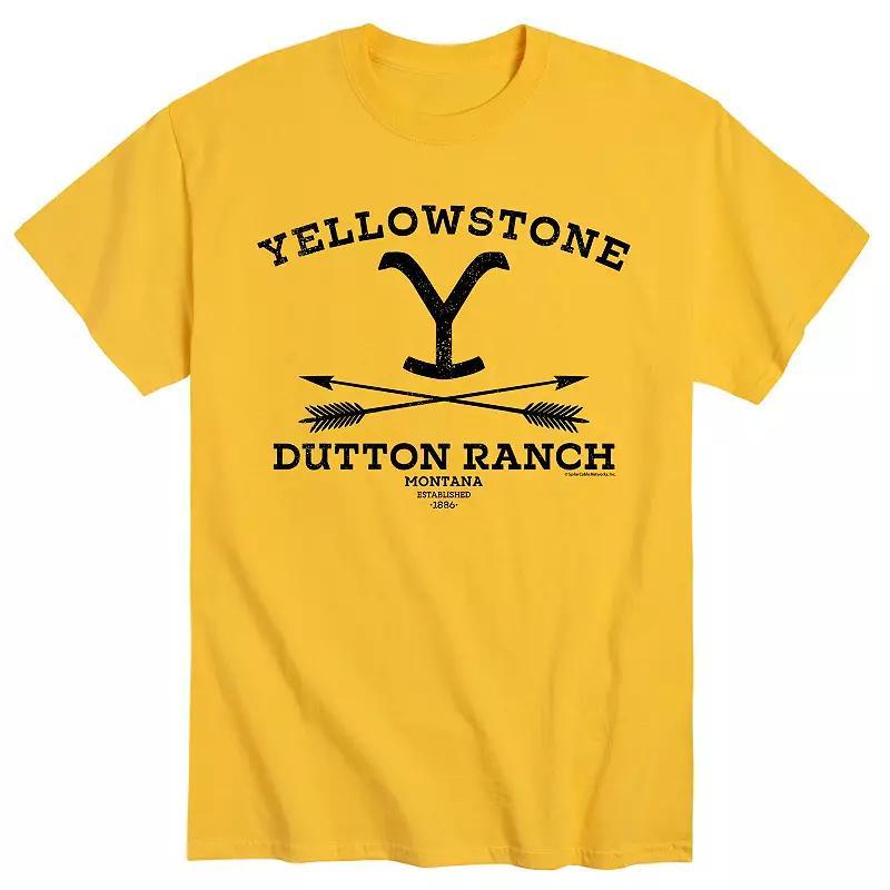 Big & Tall Yellowstone Dutton Ranch Tee, Mens Product Image