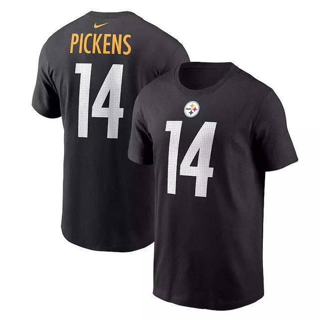 Mens Nike George Pickens Pittsburgh Steelers Player Name & Number T-Shirt Product Image