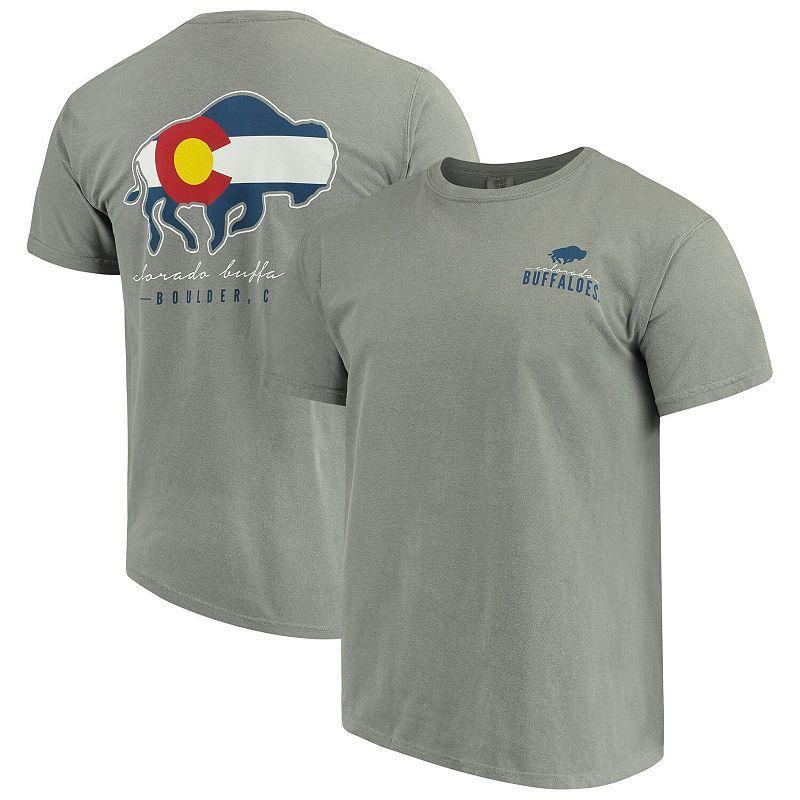 Mens Gray Colorado Buffaloes Local Comfort Color T-Shirt Product Image