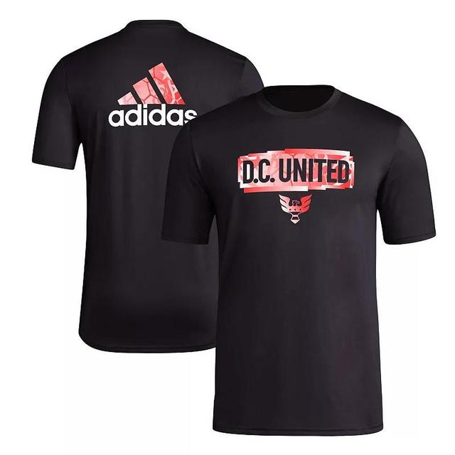 Mens adidas Black D.C. United Local Pop AEROREADY T-Shirt Product Image