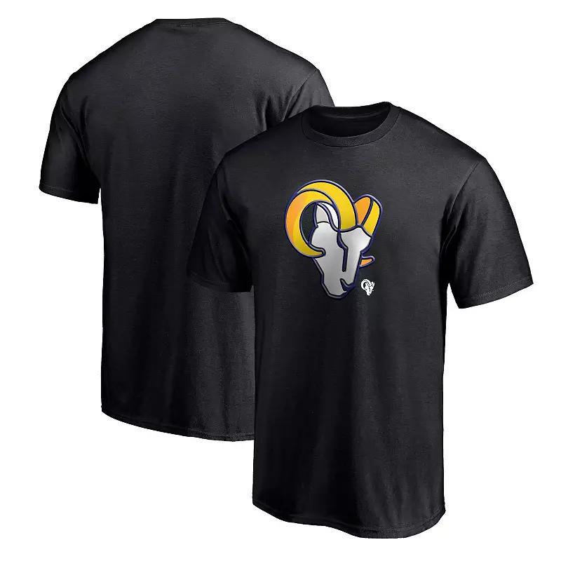 Mens Fanatics Los Angeles Rams Midnight Mascot Team Logo T-Shirt Product Image