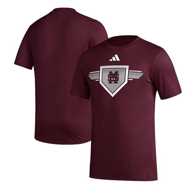 Mens adidas Maroon Arizona State Sun Devils Exit Velocity Baseball Pregame AEROREADY T-Shirt Product Image