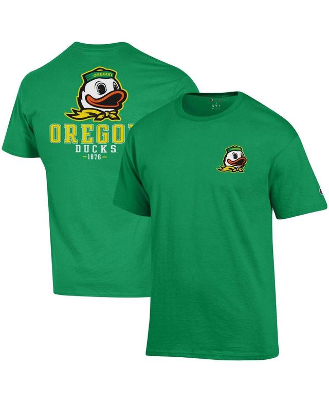 Mens Champion Oregon Ducks Stack 2-Hit T-Shirt Product Image