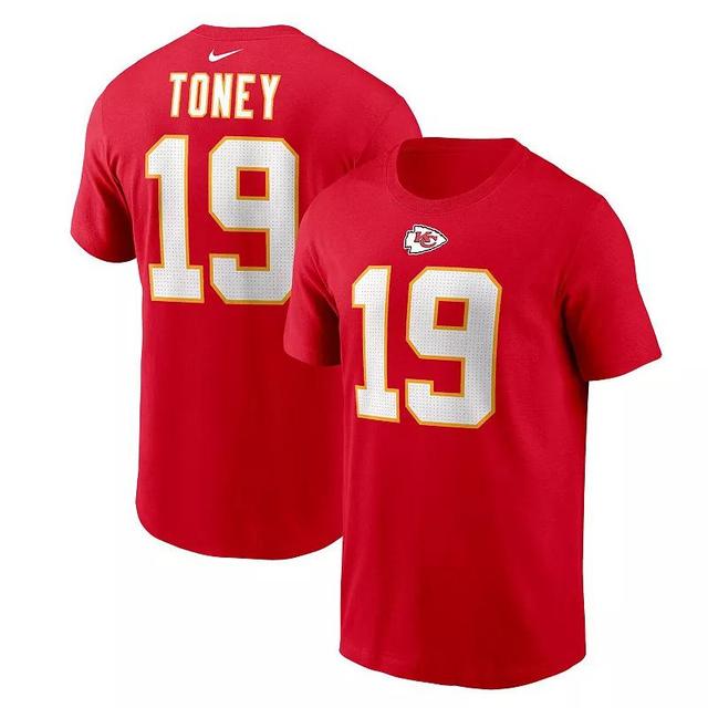 Mens Nike Kadarius Toney Kansas City Chiefs Player Name & Number T-Shirt Product Image