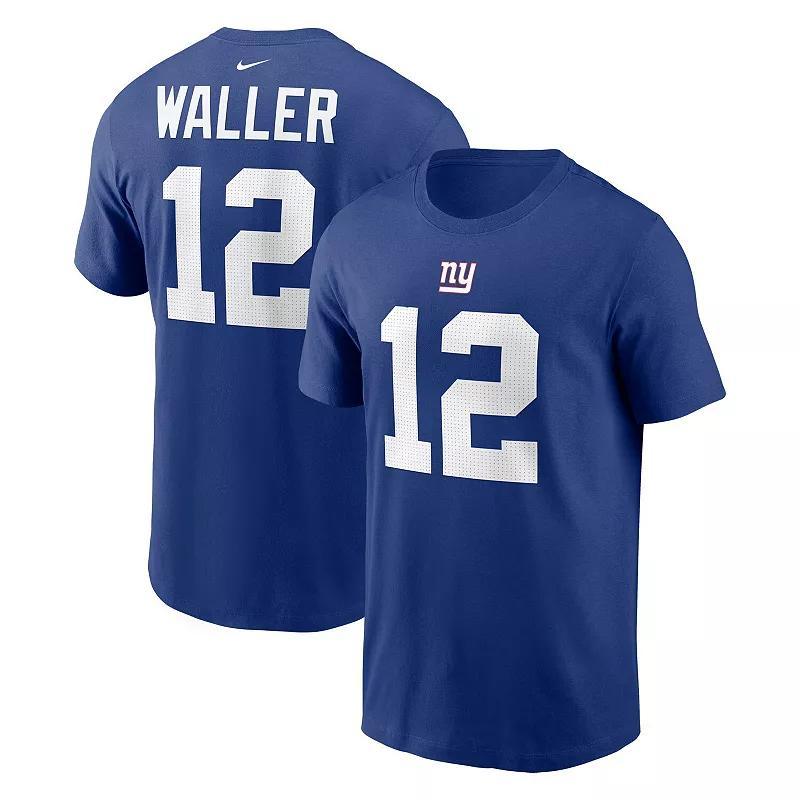 Mens Nike Darren Waller Royal New York Giants Player Name & Number T-Shirt Product Image