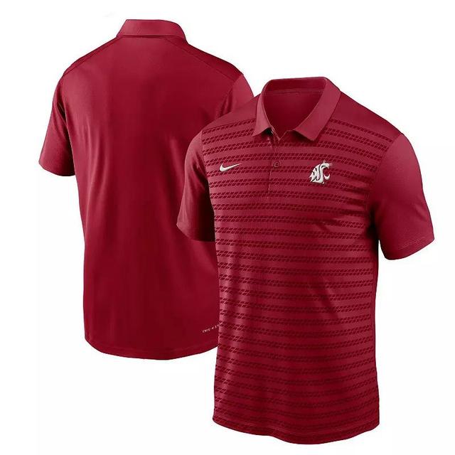 Mens Nike Crimson Washington State Cougars 2024 Sideline Victory Coaches Performance Polo Product Image