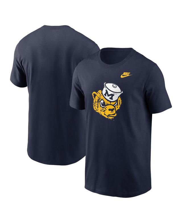 Nike Mens Navy Michigan Wolverines Legacy Alternate Logo T-Shirt Product Image