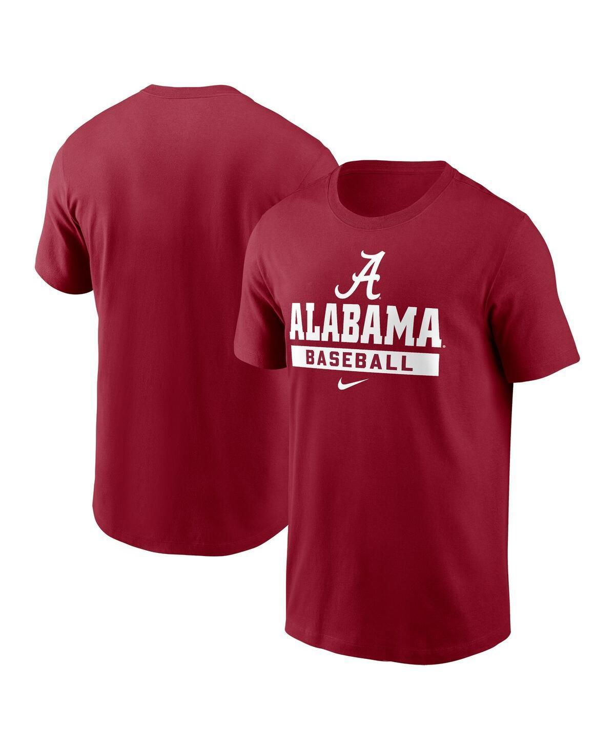 Nike Mens Crimson Alabama Crimson Tide Baseball T-Shirt Product Image