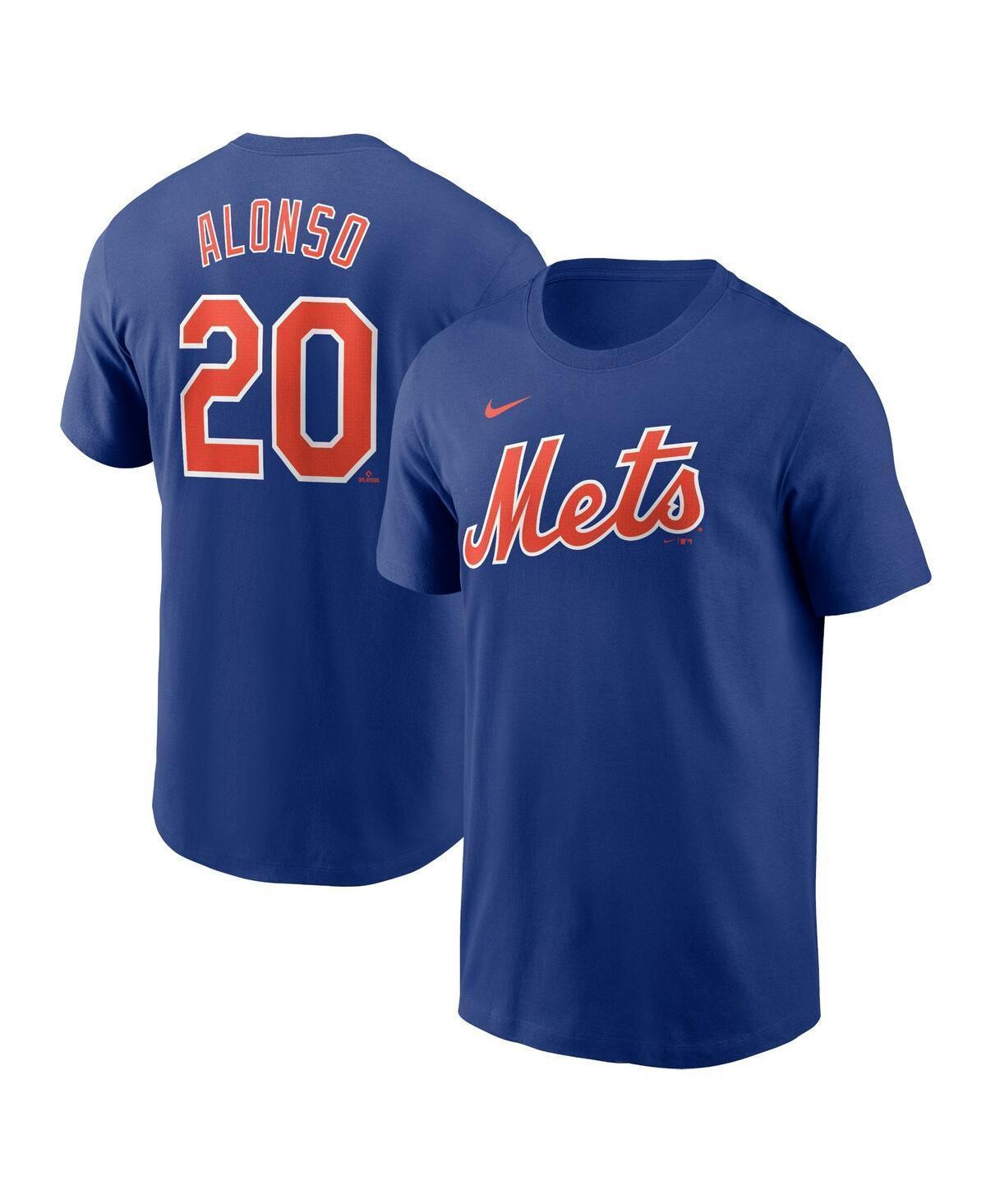 Nike Mens Pete Alonso Royal New York Mets Fuse Name Number T-Shirt Product Image