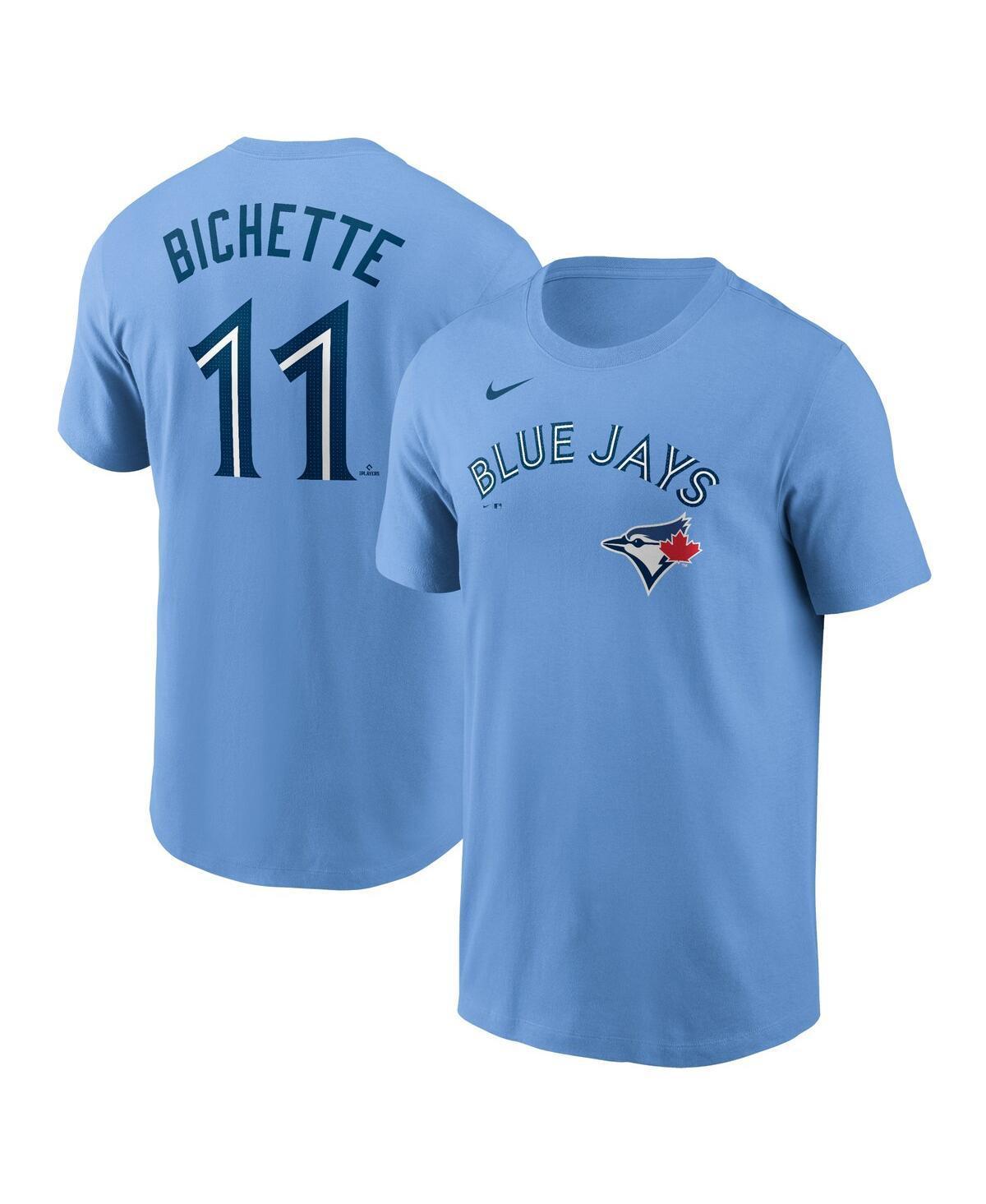 Mens Nike Bo Bichette Powder Blue Toronto Blue Jays Fuse Name & Number T-Shirt Product Image