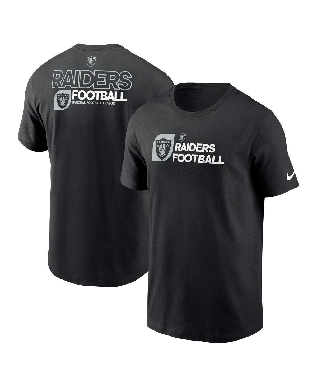 Mens Nike Black Las Vegas Raiders Outline T-Shirt Product Image