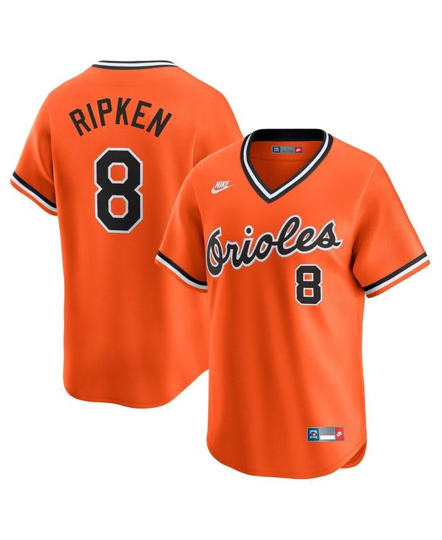 Nike Womens Orange Baltimore Orioles Cal Ripken Jr. Throwback Cooperstown Limited Jersey - Orange Product Image