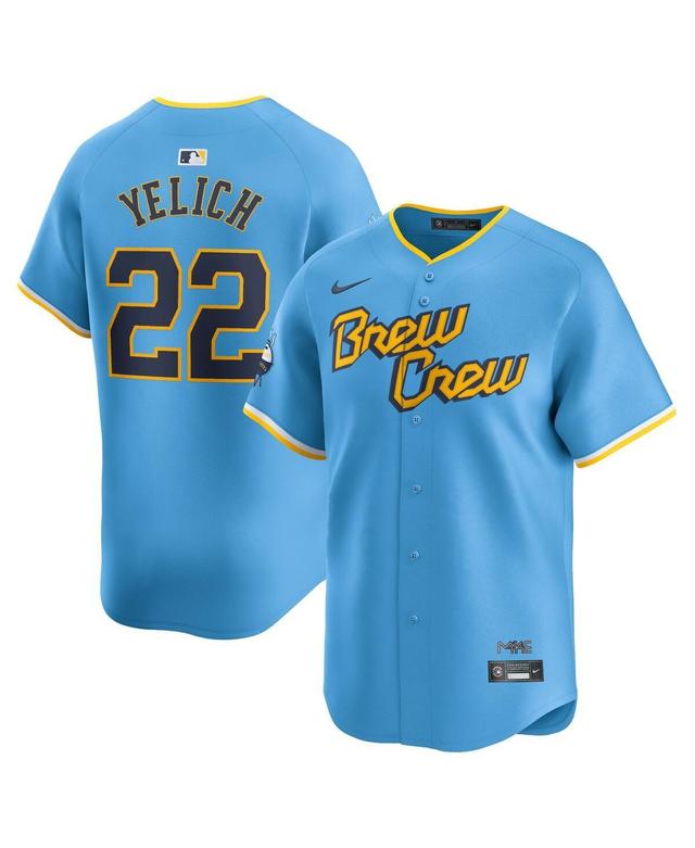 Mens Nike Willy Adames Powder Blue Milwaukee Brewers City Connect Limited Player Jersey Product Image