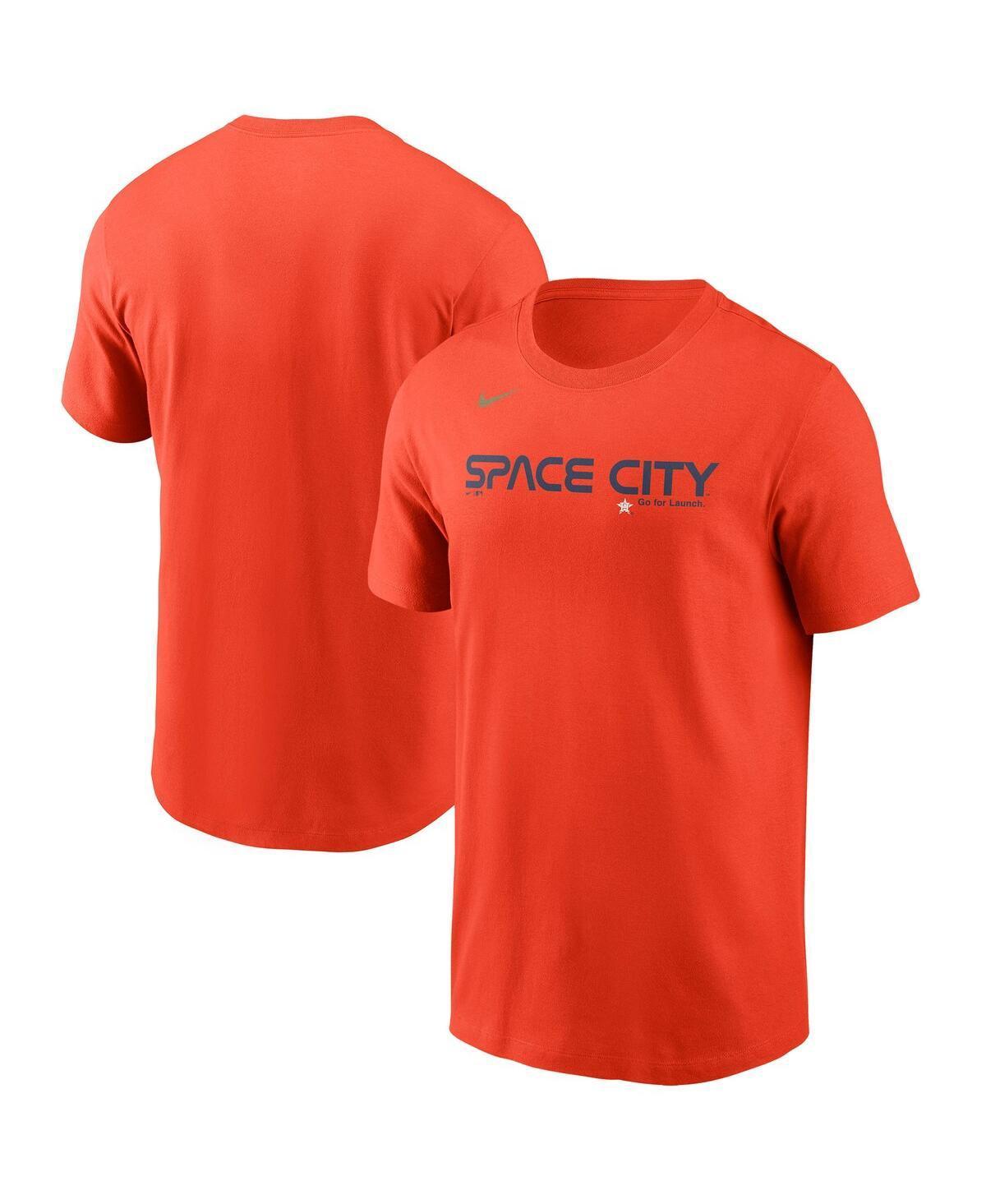 Mens Nike Orange Houston Astros City Connect Wordmark T-shirt Product Image