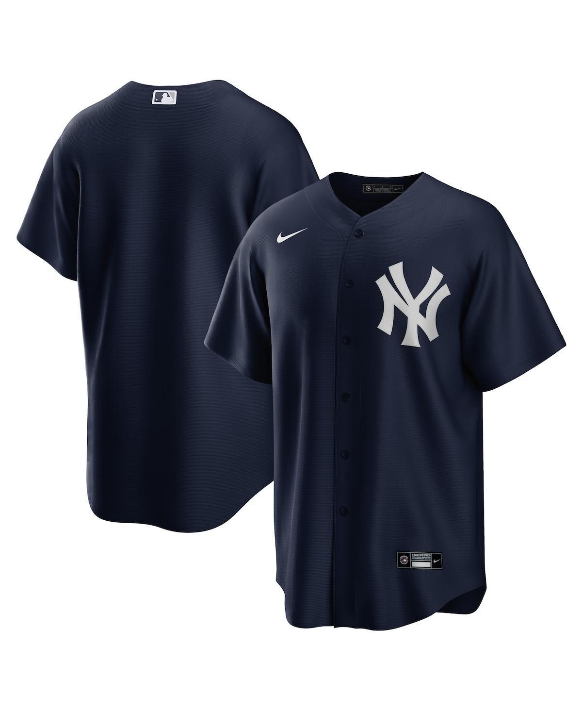 Nike Mens New York Yankees Big Tall Alternate Replica Team Jersey - Navy Product Image