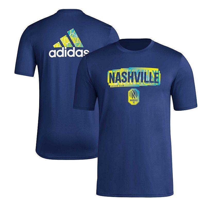 Mens adidas Navy Nashville SC Local Pop AEROREADY T-Shirt Mls Blue Product Image