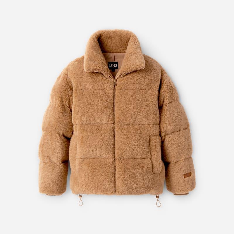 UGG Womens Emmalyn UGGfluff Puffer Jacket Fleece Product Image