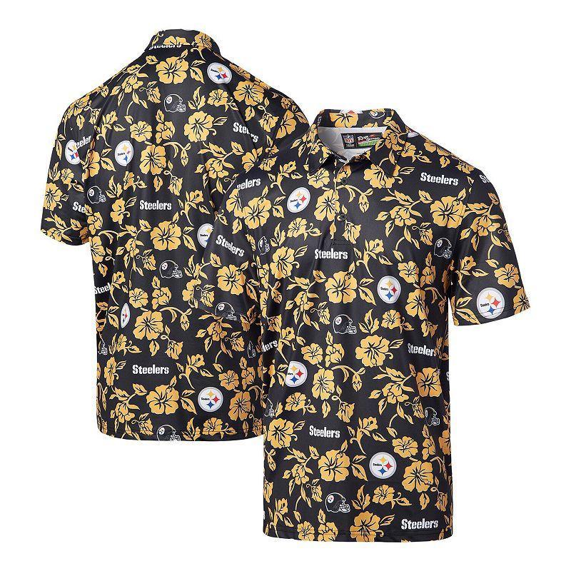 Mens Reyn Spooner Pittsburgh Steelers Pua Performance Polo Product Image