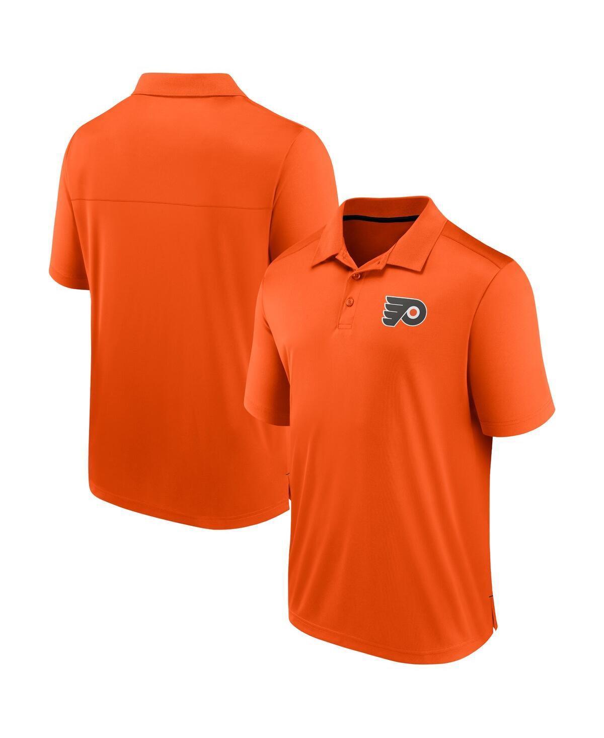 Mens Fanatics Branded Orange Philadelphia Flyers Polo Product Image