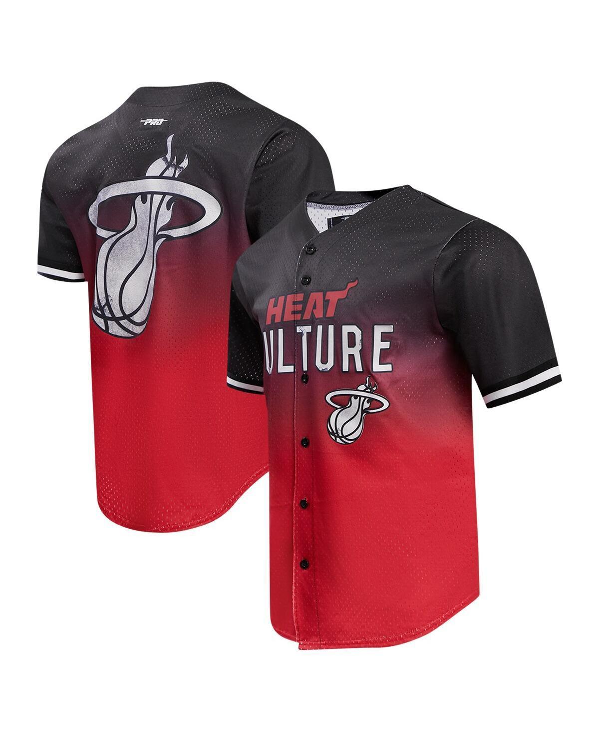 Pro Standard Mens Black Miami Heat 2023/24 City Edition Mesh Baseball Jersey Product Image