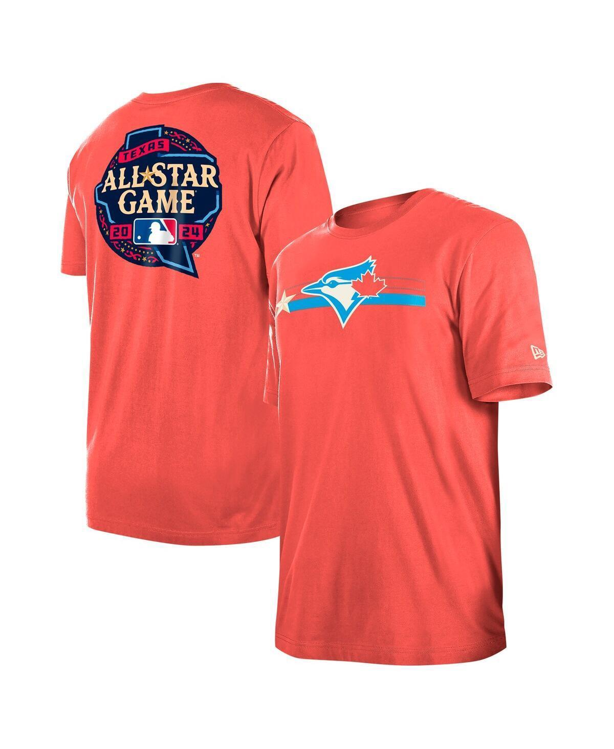 New Era Mens Red Toronto Blue Jays 2024 Mlb All-Star Game Hat Hookup T-Shirt Product Image