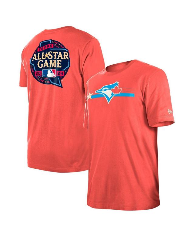 New Era Mens Red Toronto Blue Jays 2024 Mlb All-Star Game Hat Hookup T-Shirt Product Image