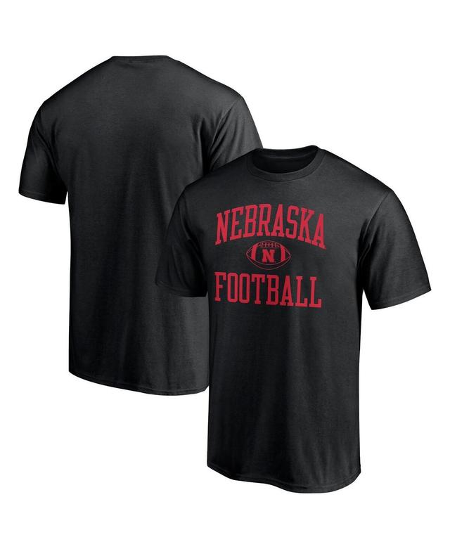 Mens Fanatics Black Nebraska Huskers First Sprint Team T-shirt Product Image