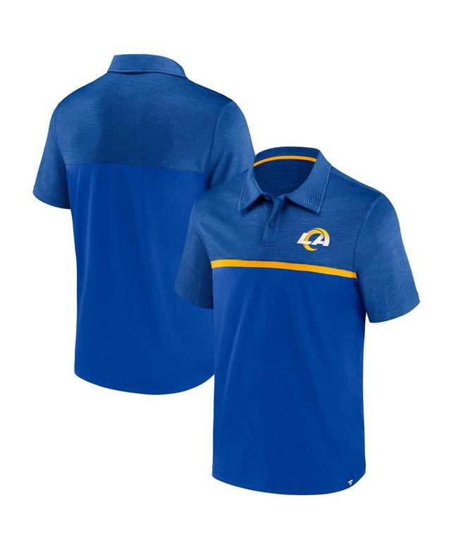 Mens Fanatics Royal Los Angeles Rams Primary Polo Shirt Product Image