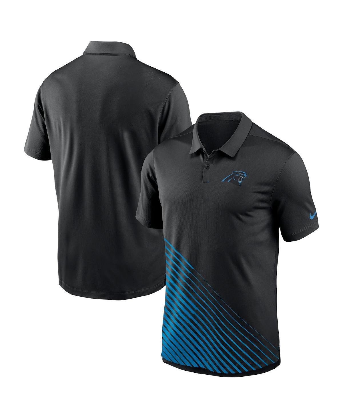 Mens Nike Black Carolina Panthers Vapor Performance Polo Shirt Product Image