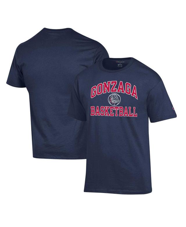 Champion Mens Navy Gonzaga Bulldogs Basketball Icon T-Shirt Product Image