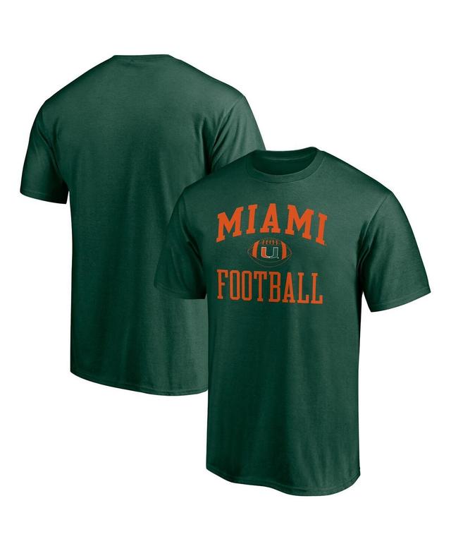 Mens Green Miami Hurricanes First Sprint Team T-shirt Product Image