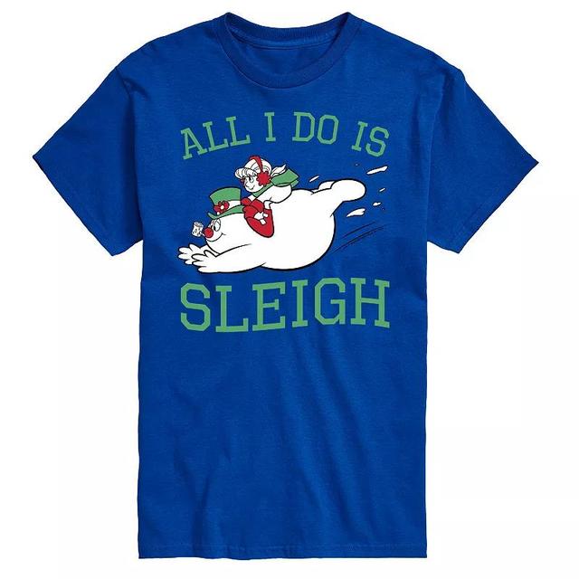 Mens Frosty The Snowman All I Do Is Sleigh Tee Product Image