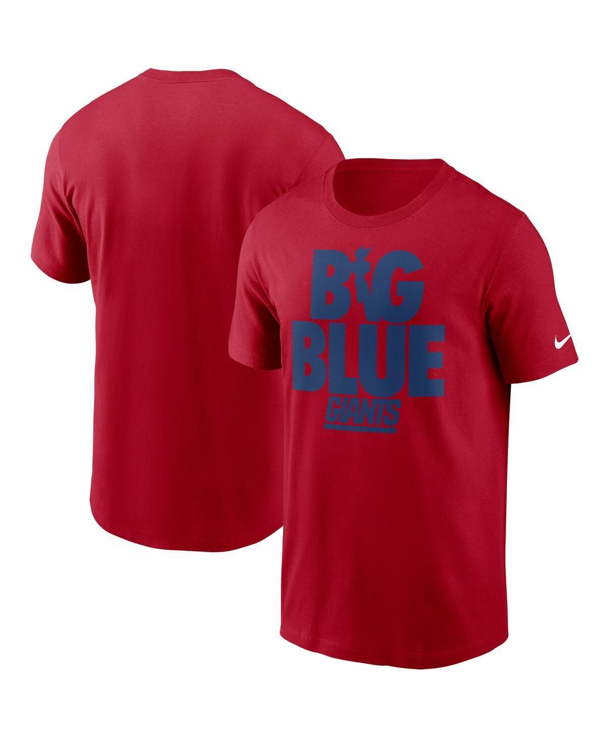 Mens Nike Red New York Giants Hometown Collection Big Blue T-shirt Product Image