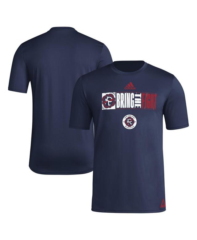 Mens adidas Navy New England Revolution 2024 Jersey Hook Aeroready T-shirt Product Image