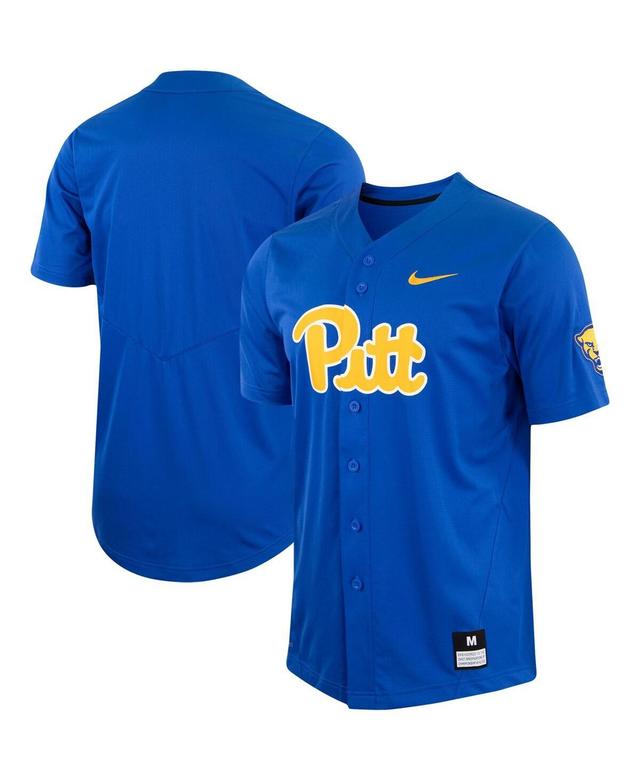 Mens Nike Royal Pitt Panthers Replica Baseball Jersey - Royal Product Image