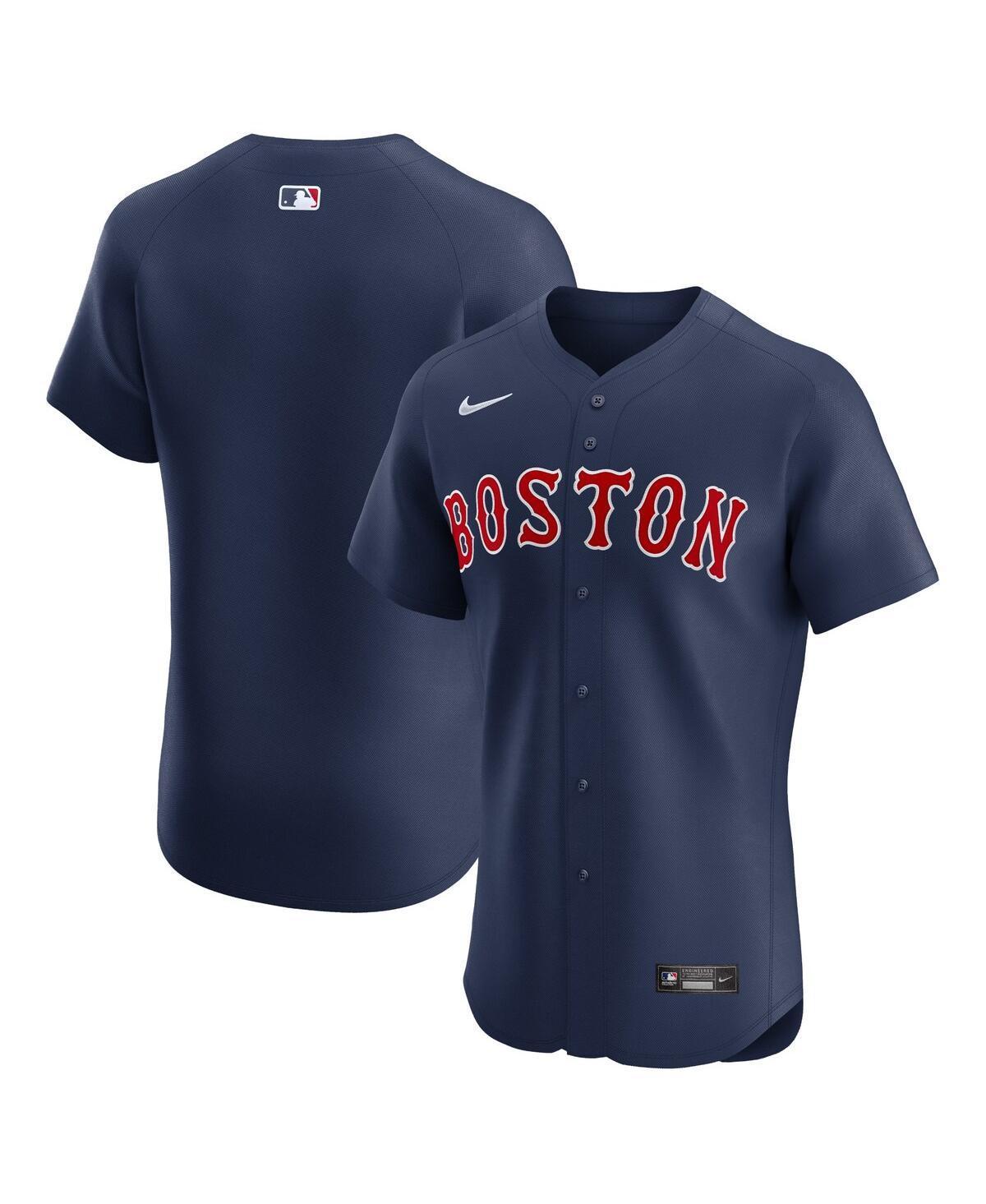 Mens Nike Boston Red Sox Alternate Elite Jersey Blue Product Image