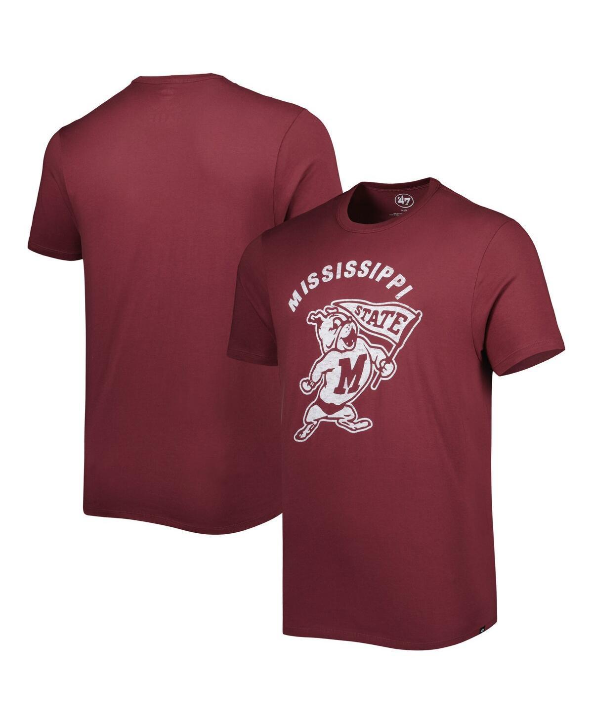 Mens 47 Brand Maroon Mississippi State Bulldogs Premier Franklin T-shirt Product Image