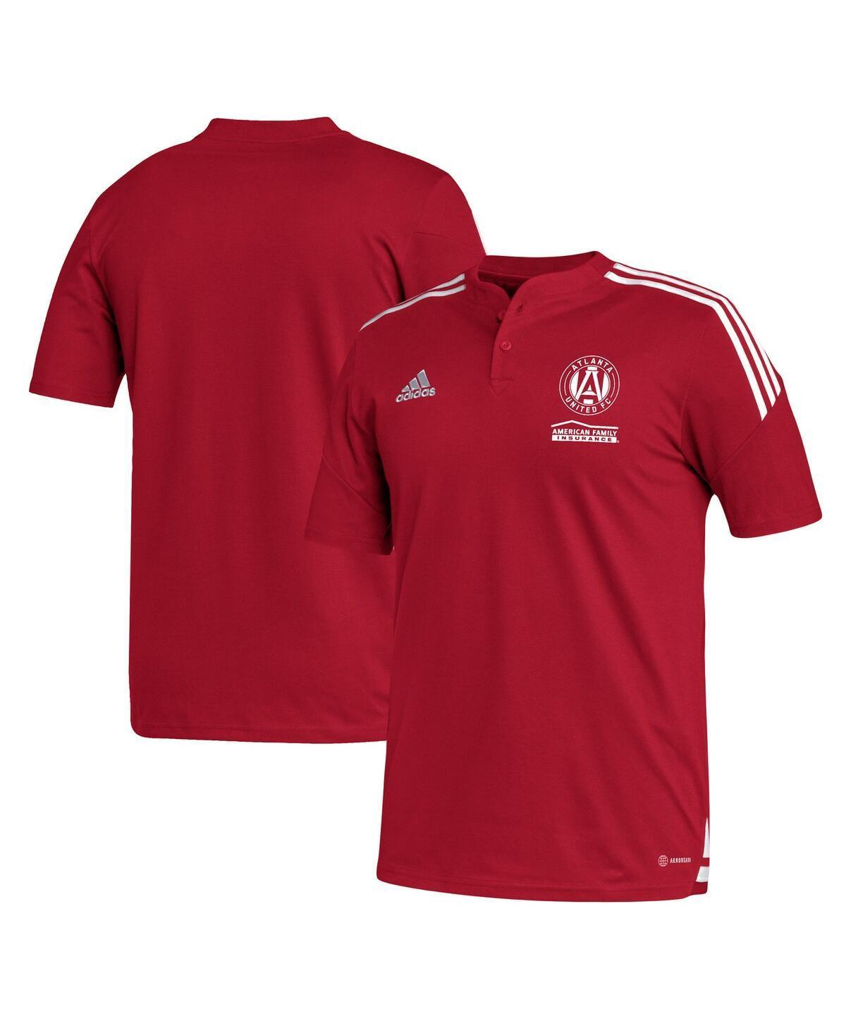 Mens adidas Black FC Dallas Henley AEROREADY Polo FCD Black Product Image