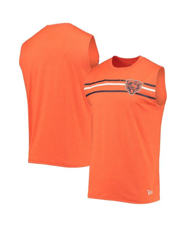 Mens New Era Chicago Bears Brushed Sleeveless Tank Top Product Image