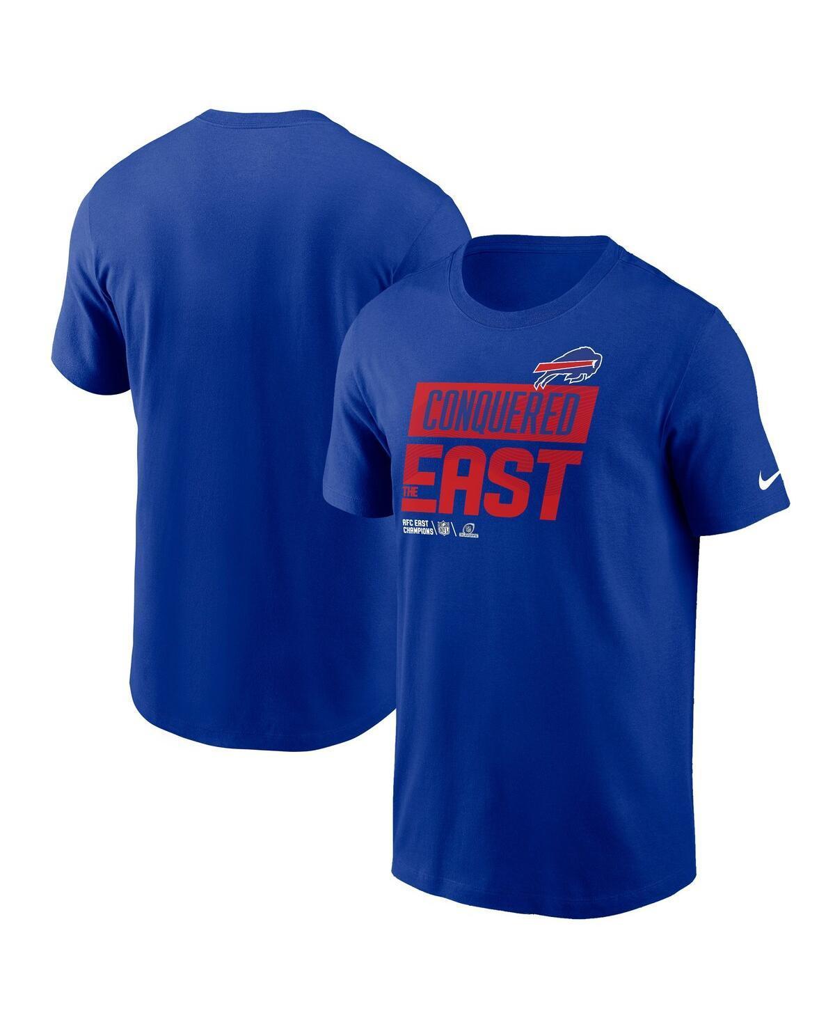 NIKE Men's 2022 Afc East Champions Trophy Collection (nfl Buffalo Bills) T-shirt In Blue Product Image