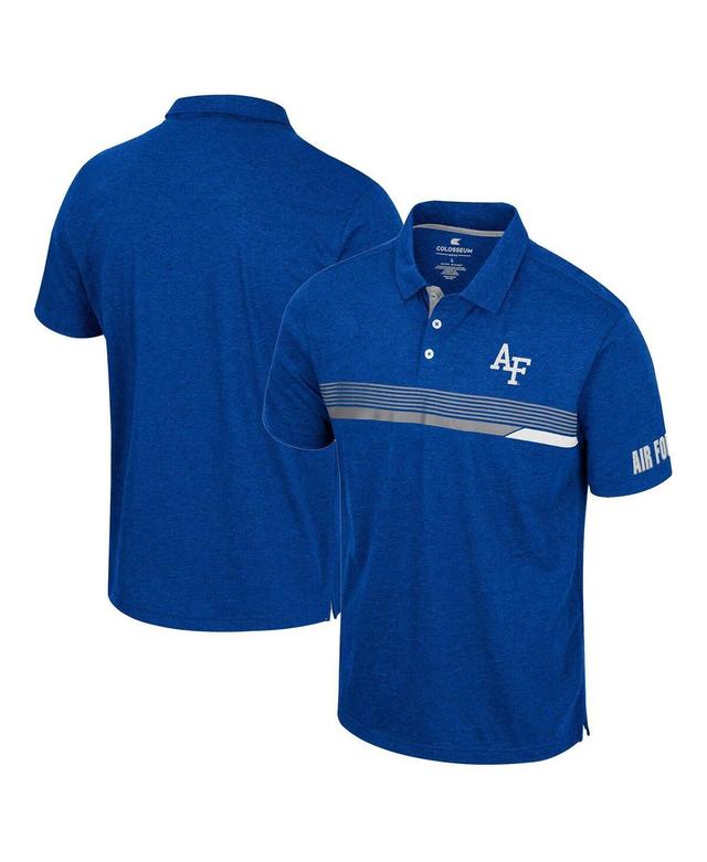 Mens Colosseum Royal Air Force Falcons No Problemo Polo Shirt Product Image