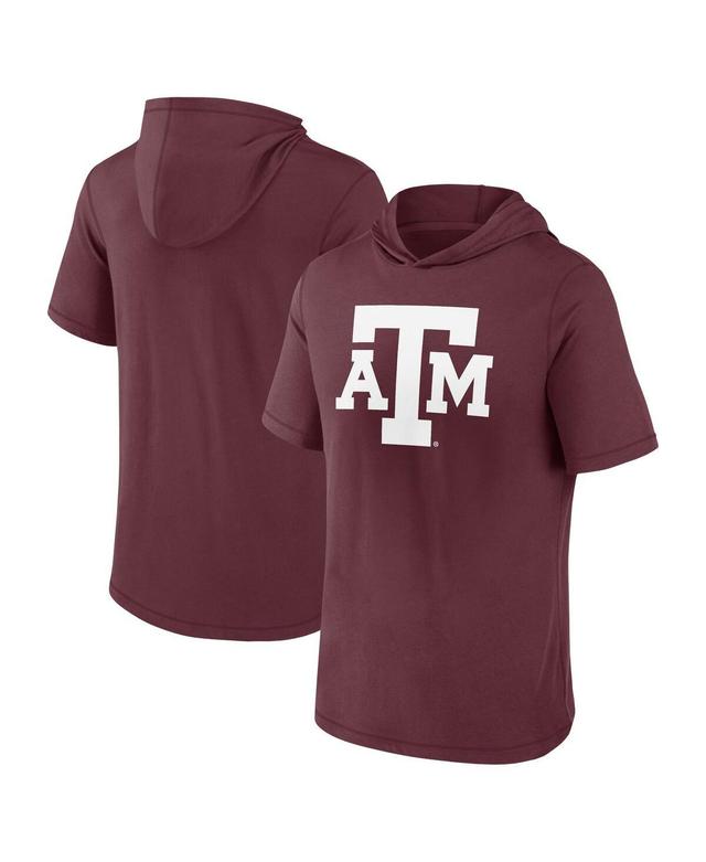 Mens Fanatics Maroon Texas A&M Aggies Primary Logo Hoodie T-shirt Product Image