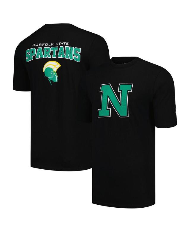 Fisll Mens Black Norfolk State Spartans Applique T-Shirt Product Image