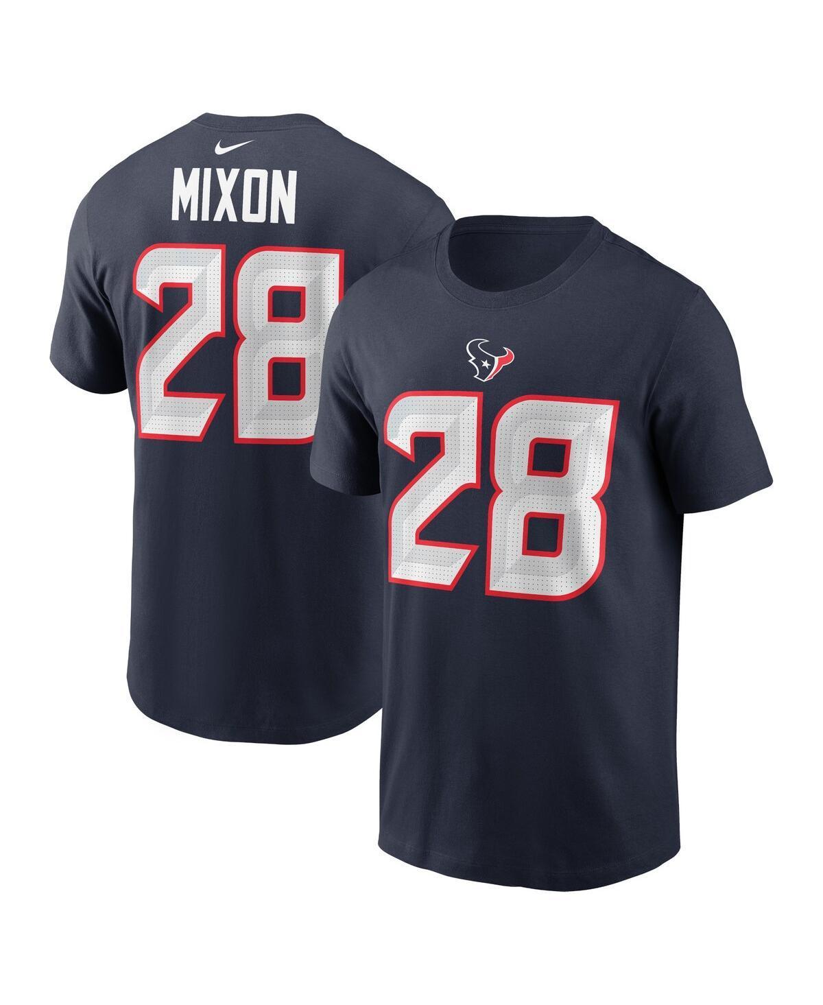 Nike Mens Joe Mixon Navy Houston Texans Player Name Number T-Shirt Product Image