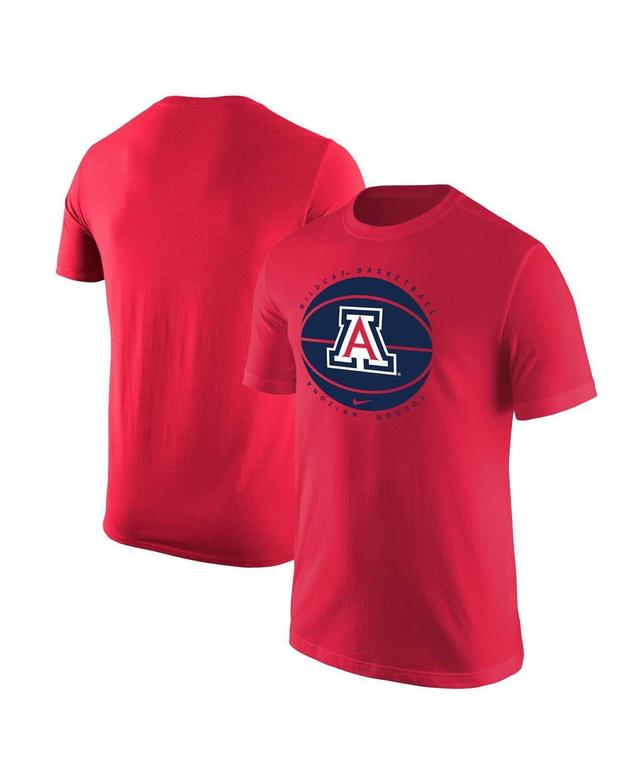 Nike Mens Red Arizona Wildcats Basketball Logo T-Shirt Product Image