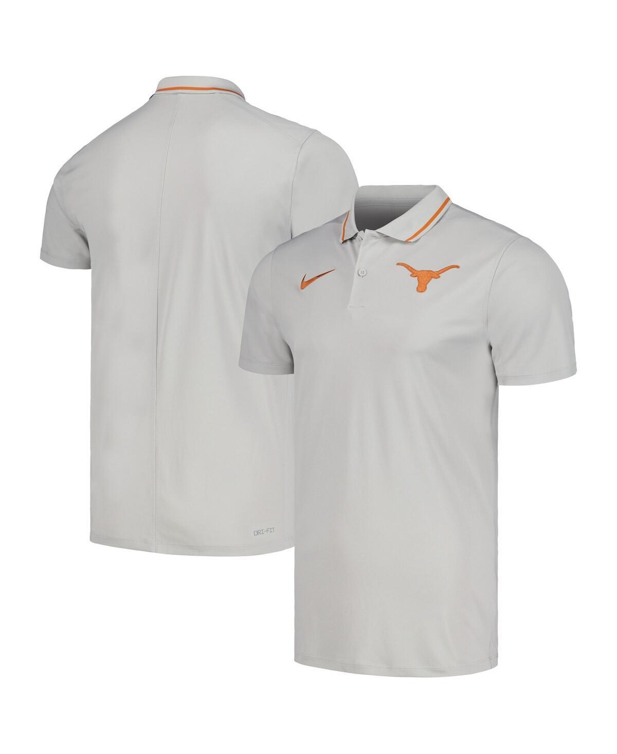 Mens Nike Gray Texas Longhorns 2023 Coaches Performance Polo Product Image