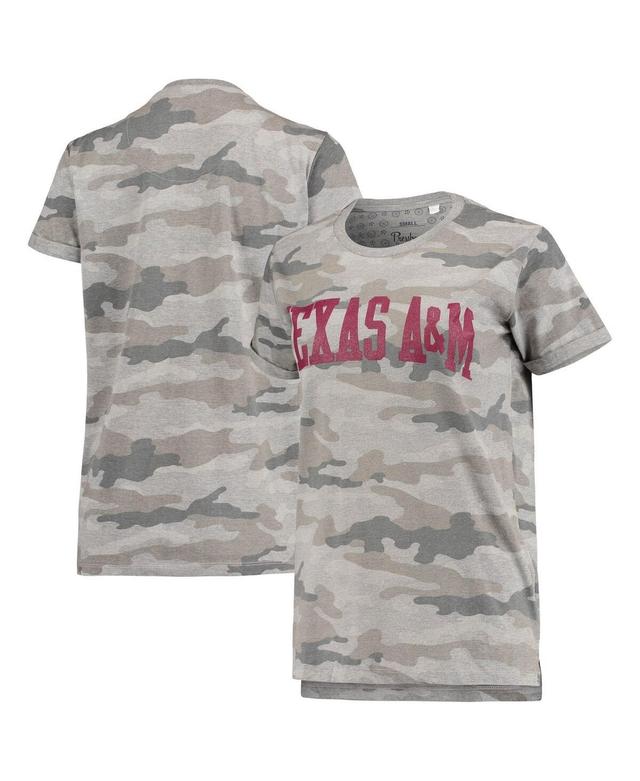 Womens Pressbox Camo Texas A&M Aggies T-shirt Product Image