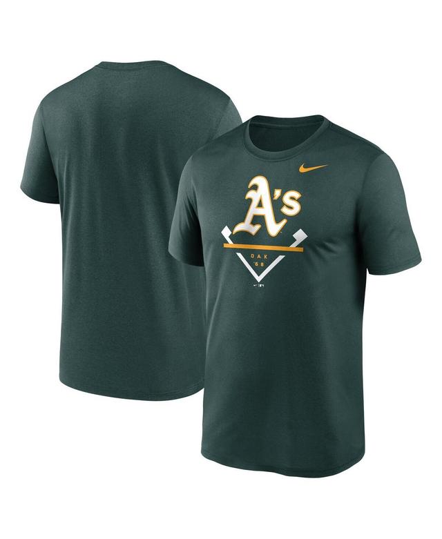 Mens Nike Green Oakland Athletics Icon Legend Performance T-shirt Product Image