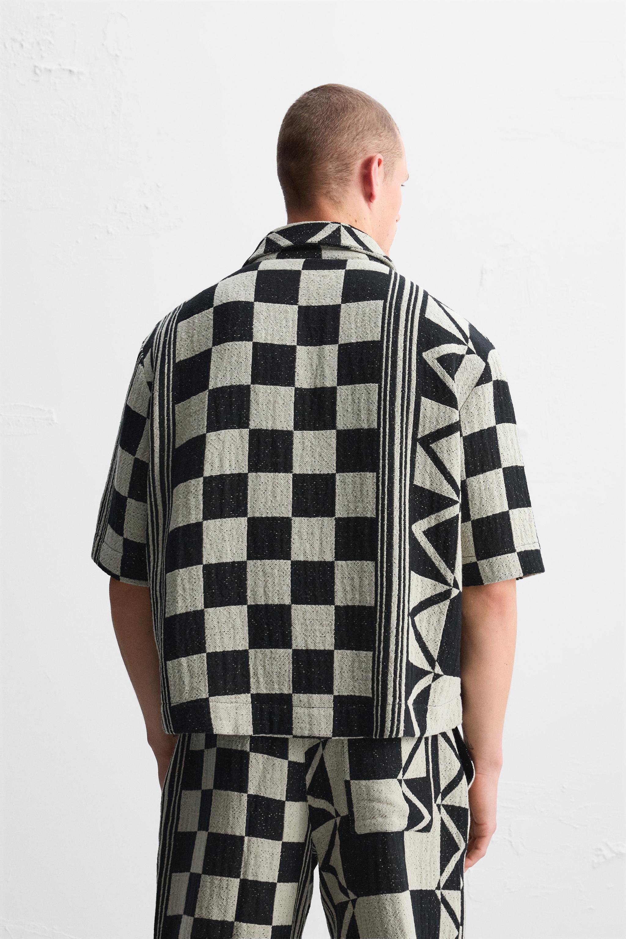 GEOMETRIC JACQUARD SHIRT Product Image