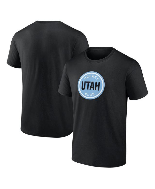 Fanatics Mens Black Utah Hockey Club Draft Logo T-Shirt Product Image